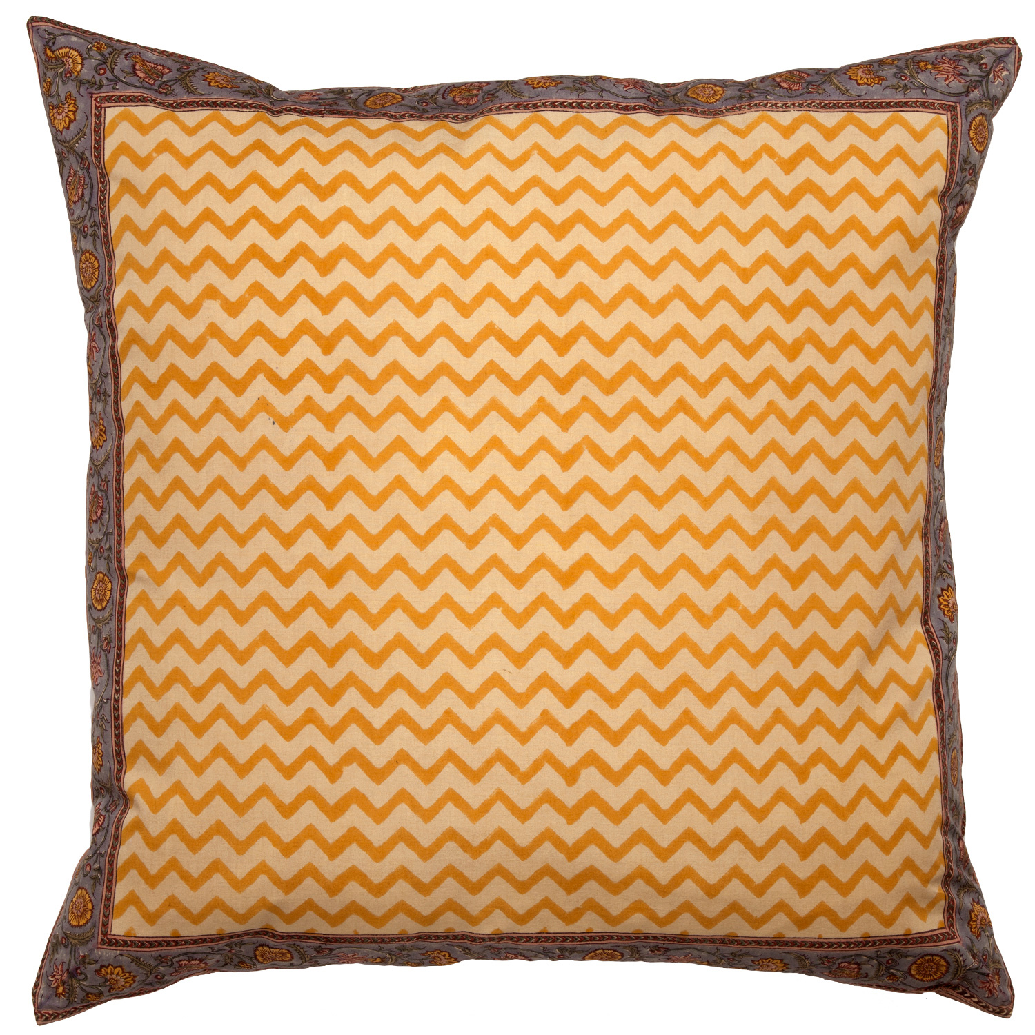 Dragonfly Reversible Euro - Mustard Yellow